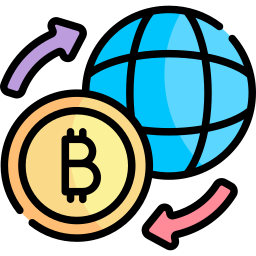 Crypto transfer icon