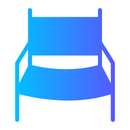 sedia pieghevole icona