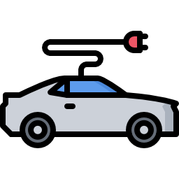 Electric car icon