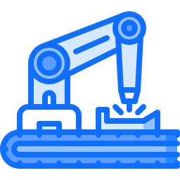 Robot arm icon