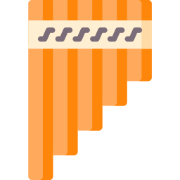 Flauta de pan icono