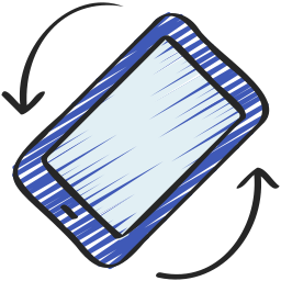 Mobile rotation icon