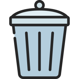 Trash can icon