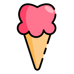 cucurucho de helado icono