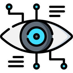 ojo biónico icono