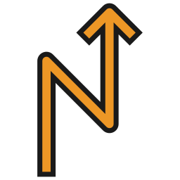 Zig zag icon