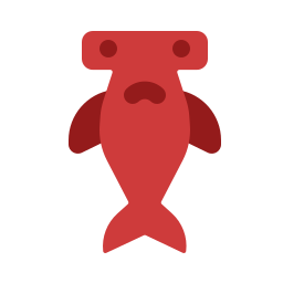 Hammerhead fish icon