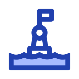 signo de flotador icono
