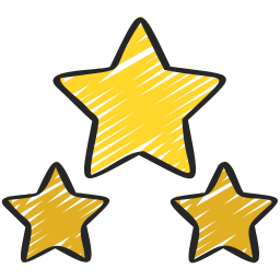 3 sterren icoon