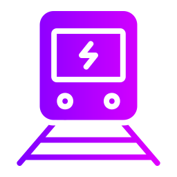 Tren electrico icono