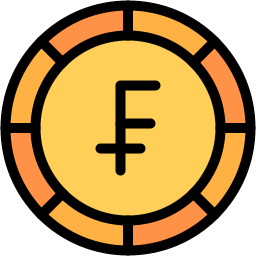 Швейцарский франк иконка