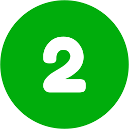 número 2 icono