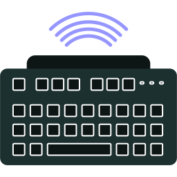 teclado inalambrico icono