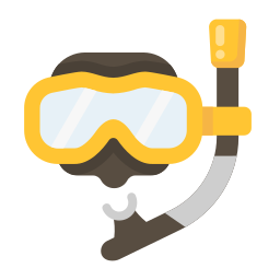 Diving mask icon