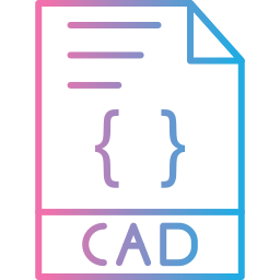 CAD file format icon