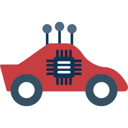 autonomiczny samochód ikona
