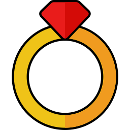 anello di fidanzamento icona