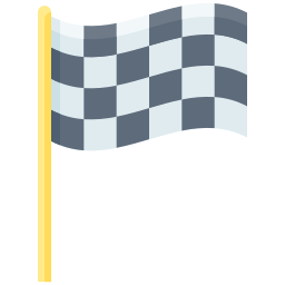 Finish flag icon