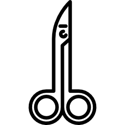 nożyczki do szwów ikona