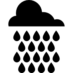 pluie Icône