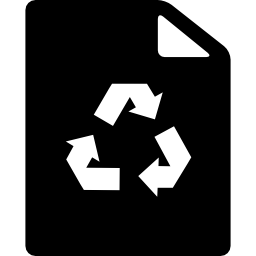 fichier de recyclage Icône