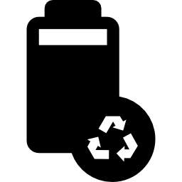 recyclage de la batterie Icône
