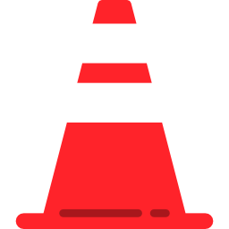 Traffic cone icon