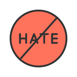 No hate icon