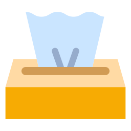 Коробка для тканей иконка