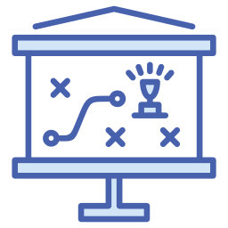 stratégie Icône
