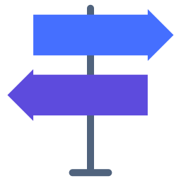 Road sign icon