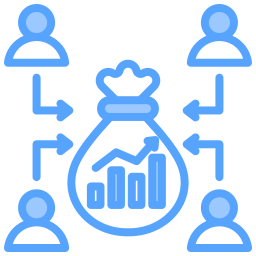 financement participatif Icône
