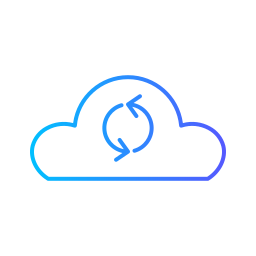 sincronizzazione cloud icona