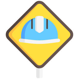Construction sign icono