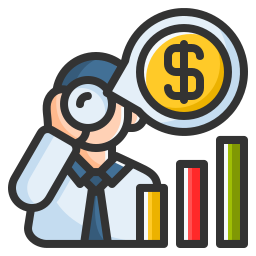 Forecast analytics icon