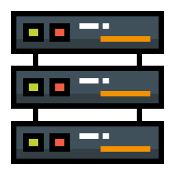 archiviazione del server icona