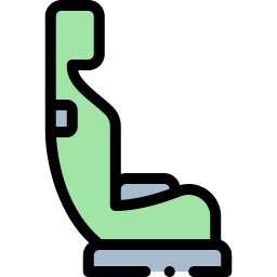 Baby chair icon