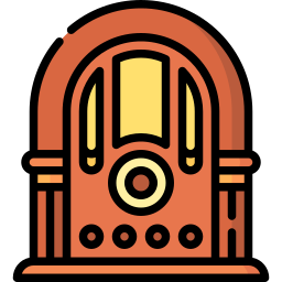 vieille radio Icône