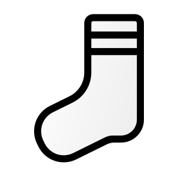 calcetín icono