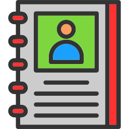 Contact book icon