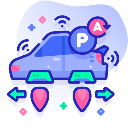 Auto parking icon