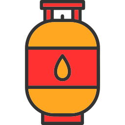 Gas cylinder icon