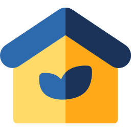 Eco house icon