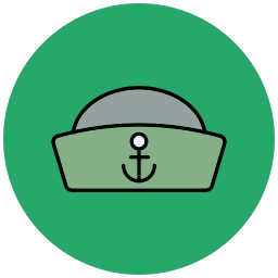 sailor cap Ícone