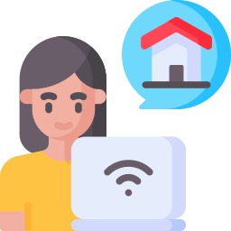 work from home icono