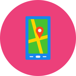 Mobile map icon