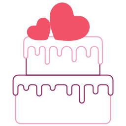 Cake decoration icon