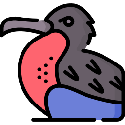 pájaro de fragata icono