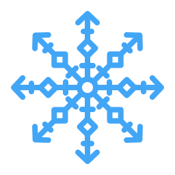 płatki śniegu ikona