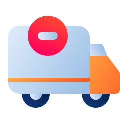 Shipping truck icon